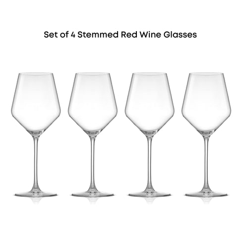 JoyJolt Layla dishwasher-safe crystal glass for easy cleaning.