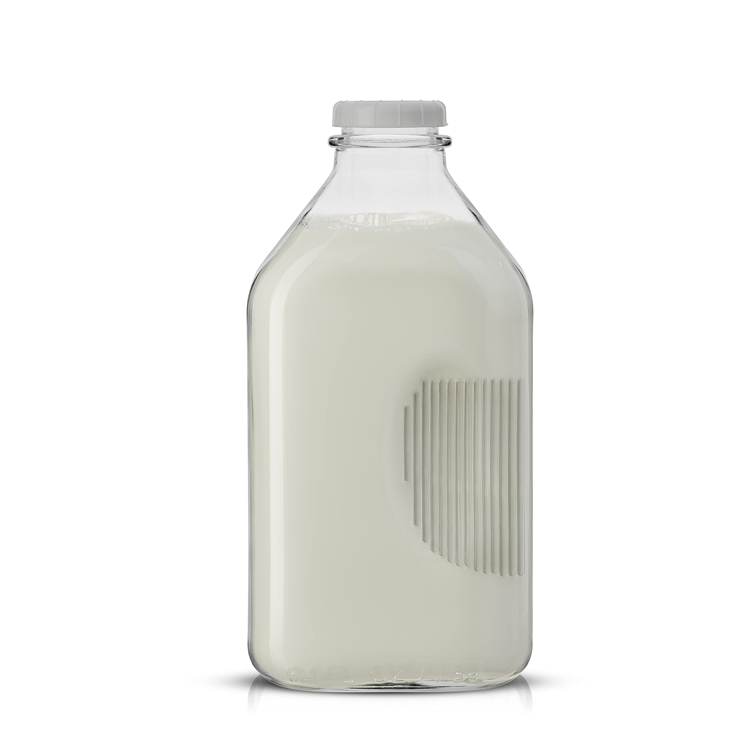 JoyJolt versatile glass bottles for milk, juice or water