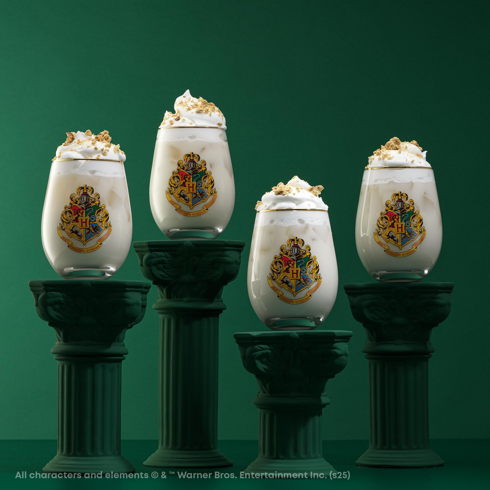 JoyJolt official Harry Potter collectible glass honors Hogwarts heritage