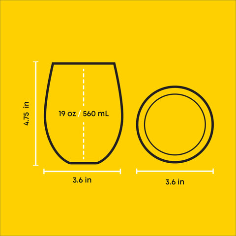 JoyJolt Spidey-Sense glass with red-to-clear gradient base adds dynamic color