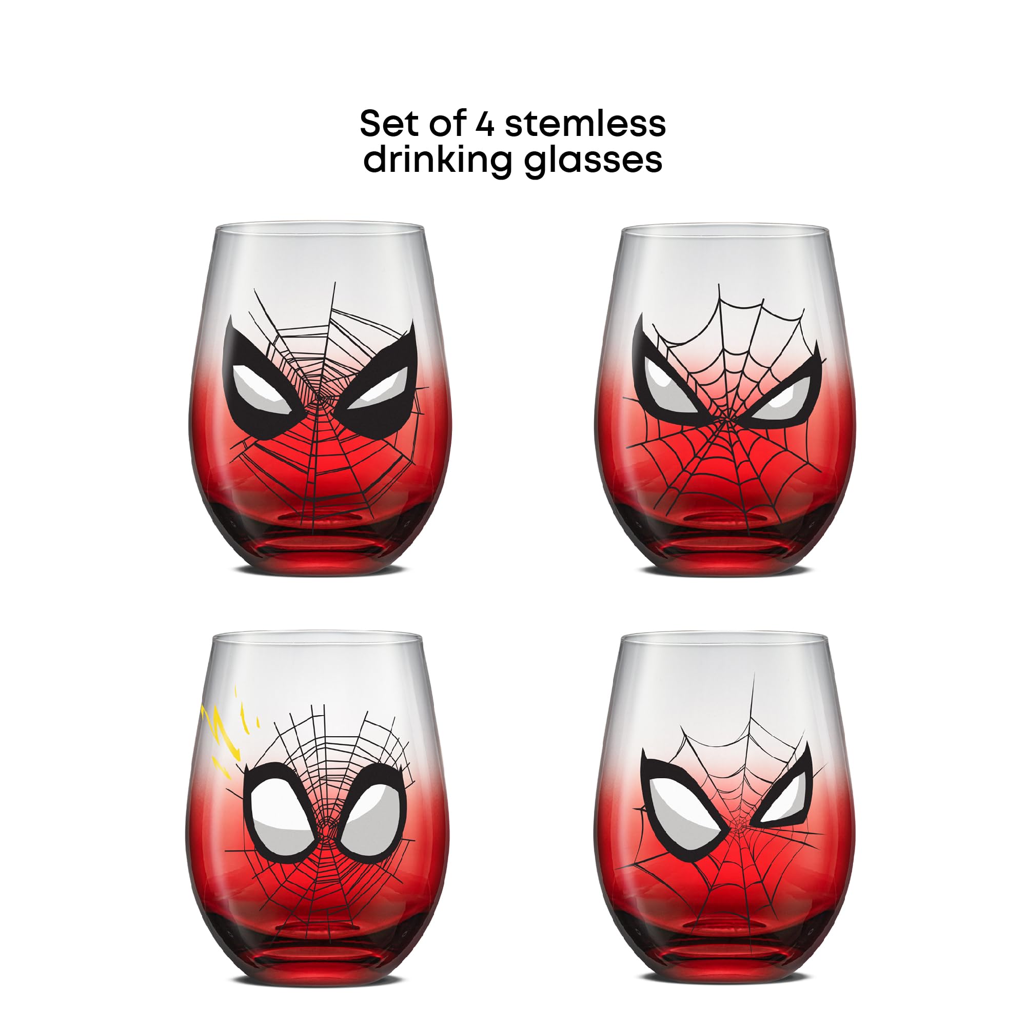 JoyJolt Spidey-Sense glass showing second tingling expression for afternoon refreshment