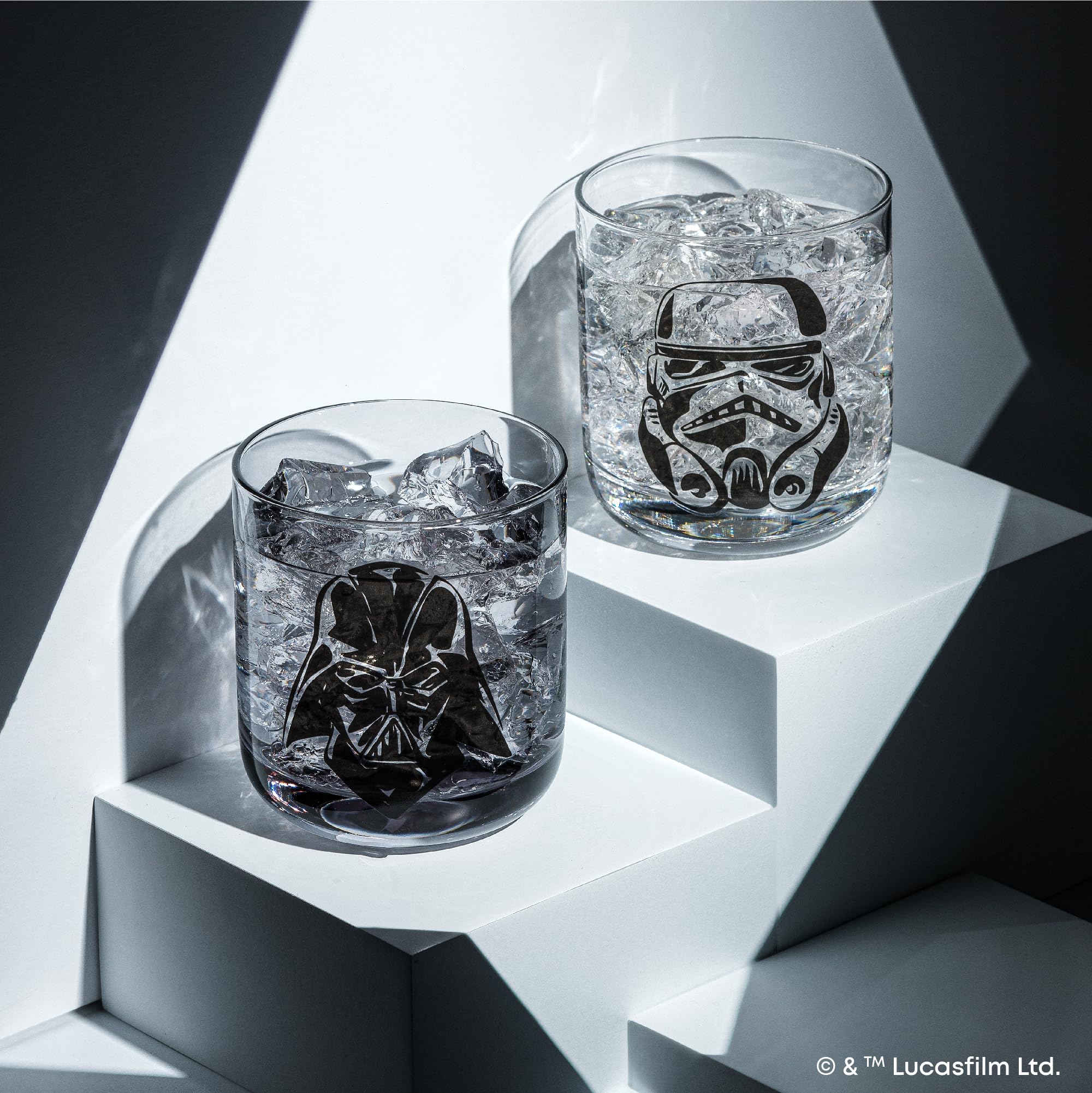 Darth Vader glass care guide suggests handwashing to preserve design