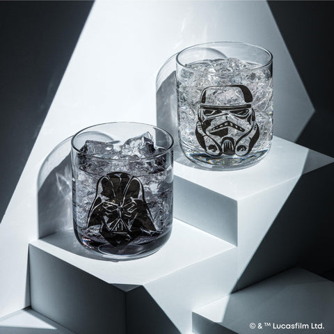 Darth Vader glass care guide suggests handwashing to preserve design