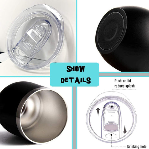 Joyloce spill-resistant lid prevents leaks while hiking, picnics, and travels