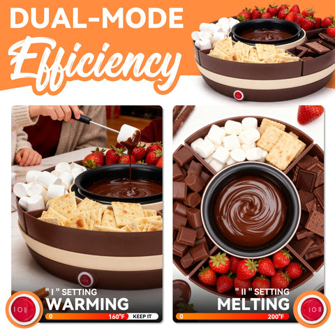 JoyMech fondue party setup for game nights and date nights