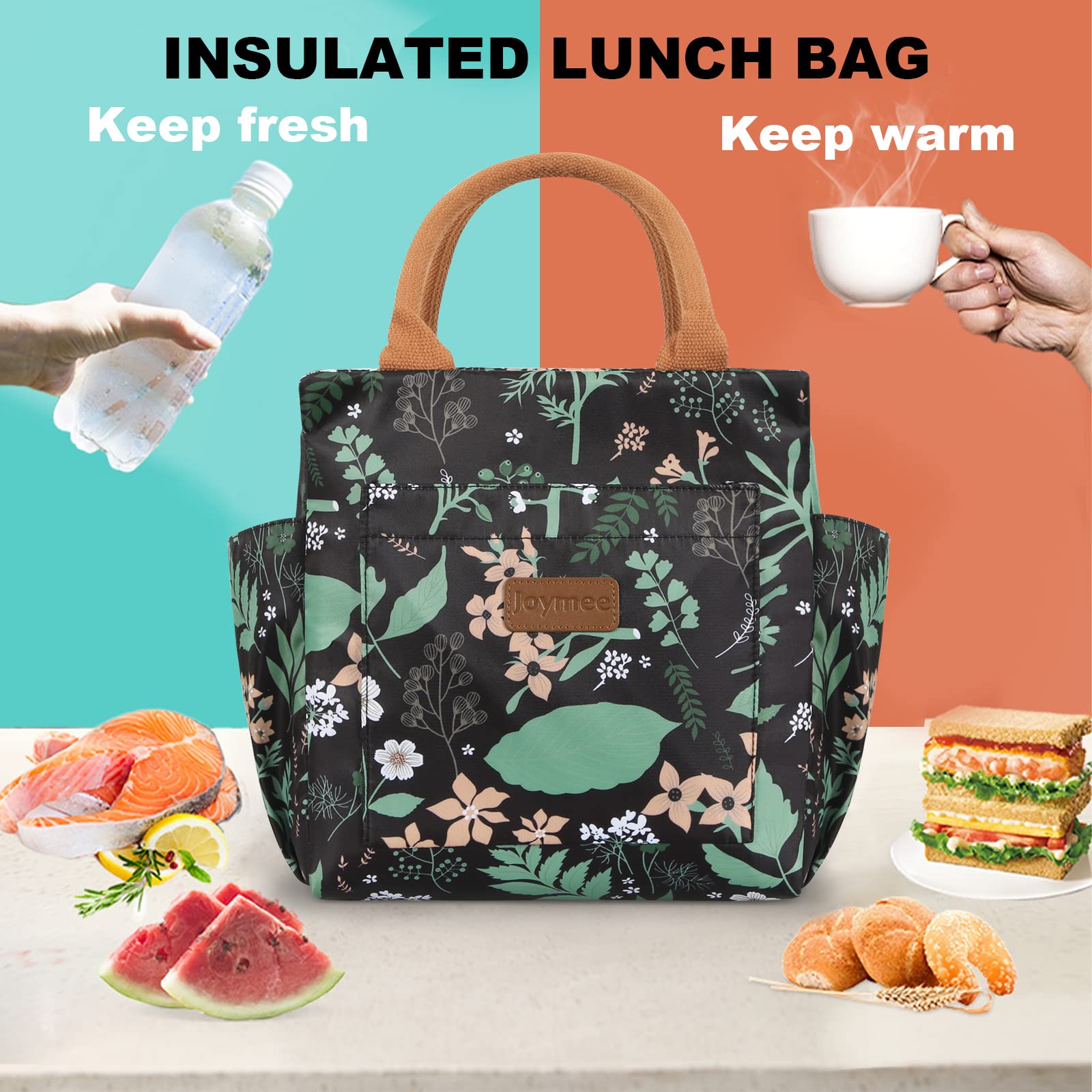 Joymee heavy-duty stitching and linen handles support daily transport