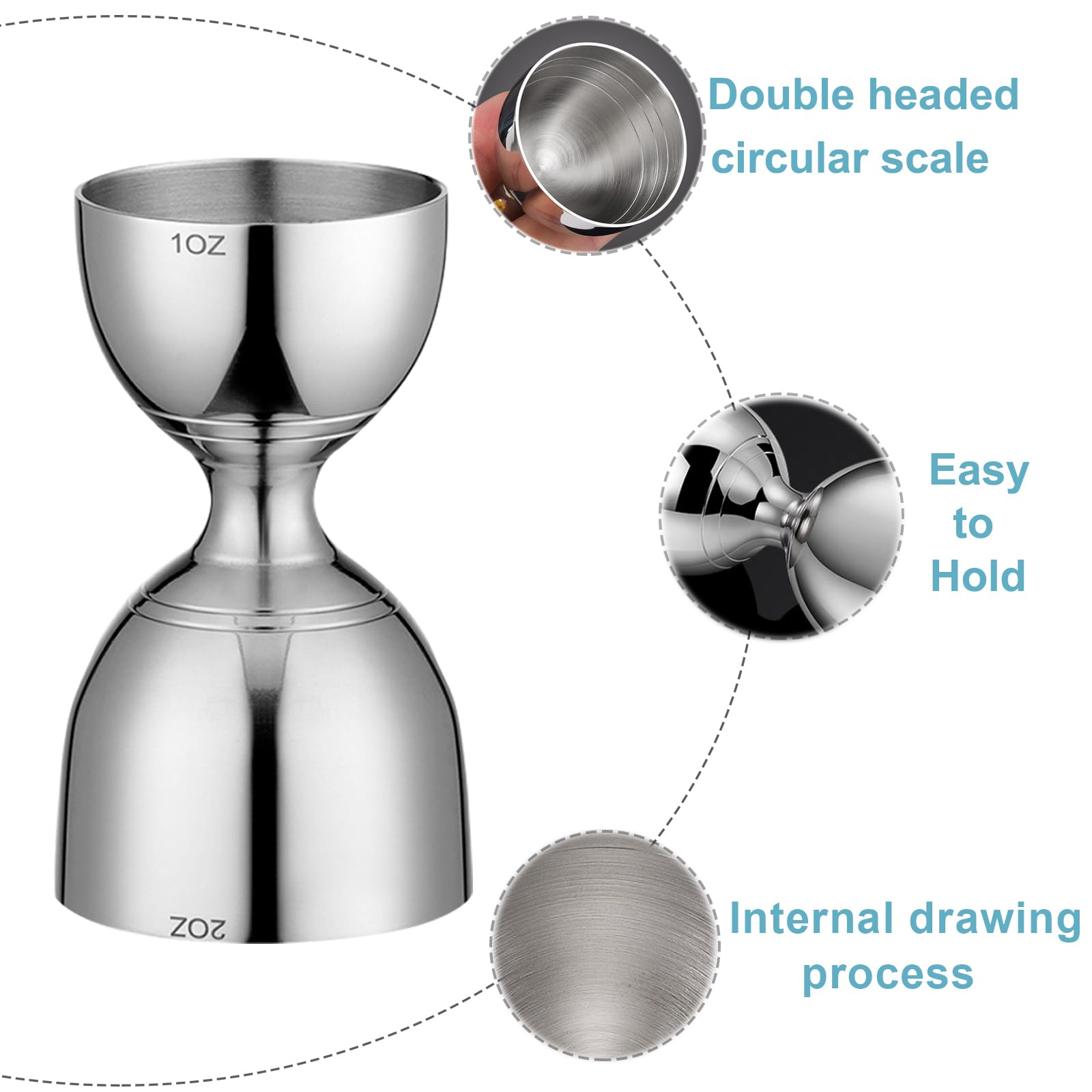 JOYONE Bell stainless steel construction for durability and rust resistance.