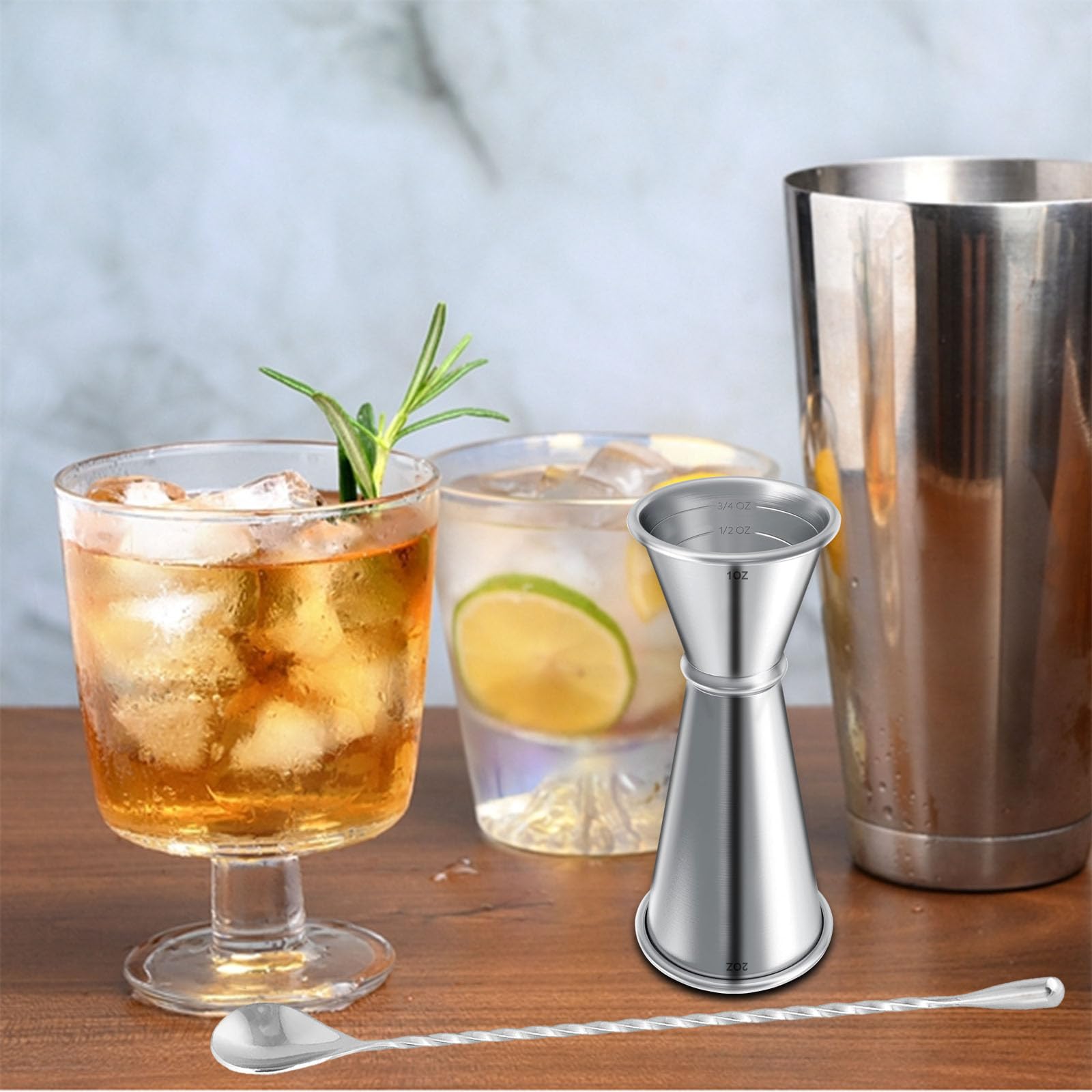 JOYONE stainless steel construction resists bending and keeps shine.
