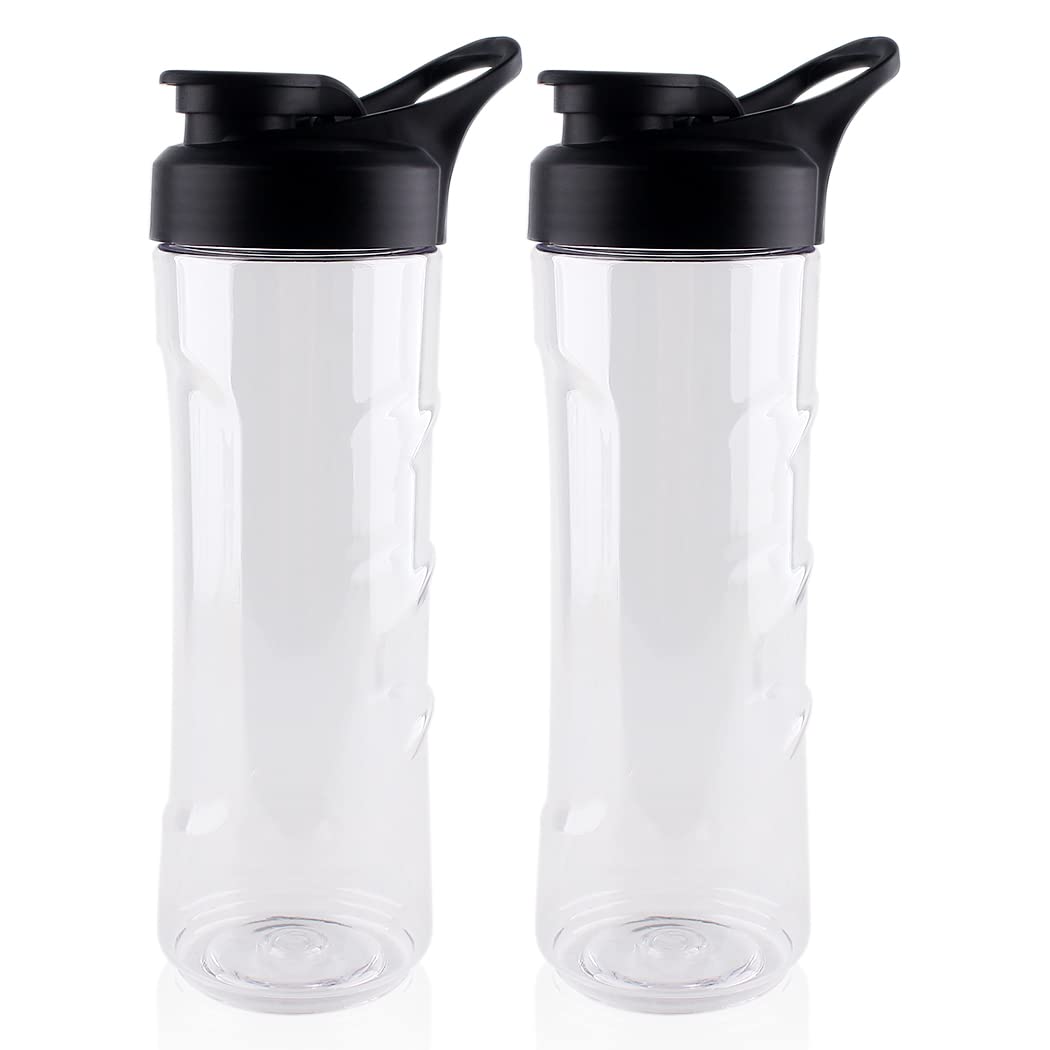 Joyparts two-pack to-go cups compatible with Oster My Blend blenders for easy refills.