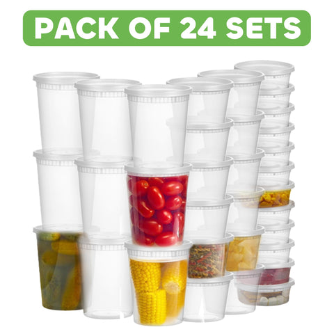 JoyServe deli containers 32oz, dishwasher-safe, perfect for bulk ingredients.