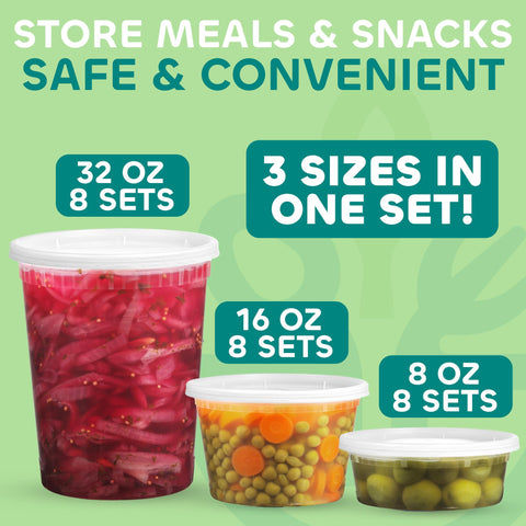 JoyServe leakproof lids keep soups and sauces secure during transport.