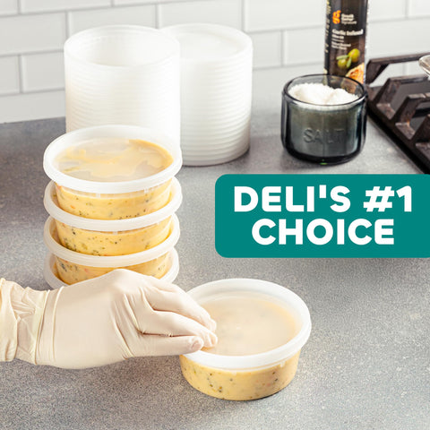 JoyServe microwave-safe deli container enables quick reheats with no mess