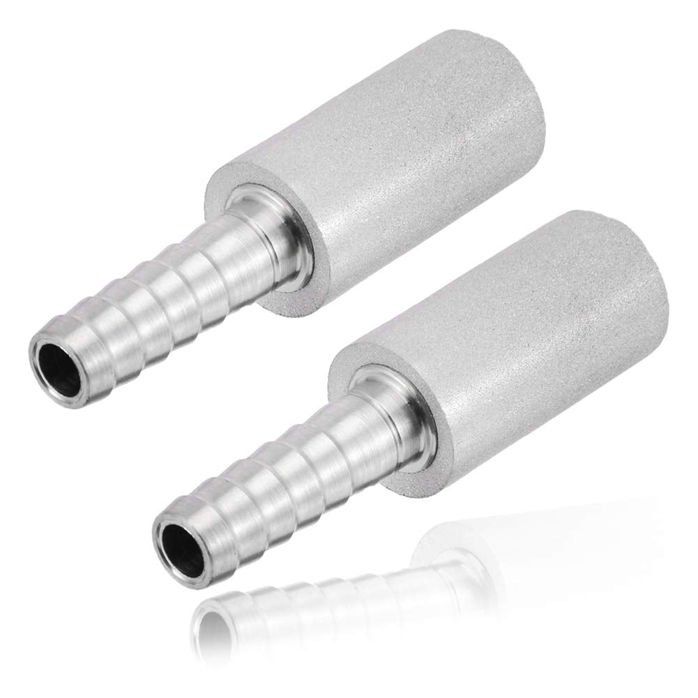 JoyTube stainless steel aeration stone 0.5 micron diffuser for fine bubbles in home brewing