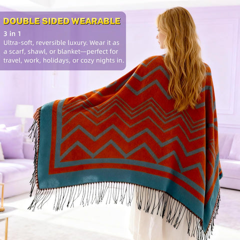 Joyvella blanket detail emphasizing plush warmth and comfort