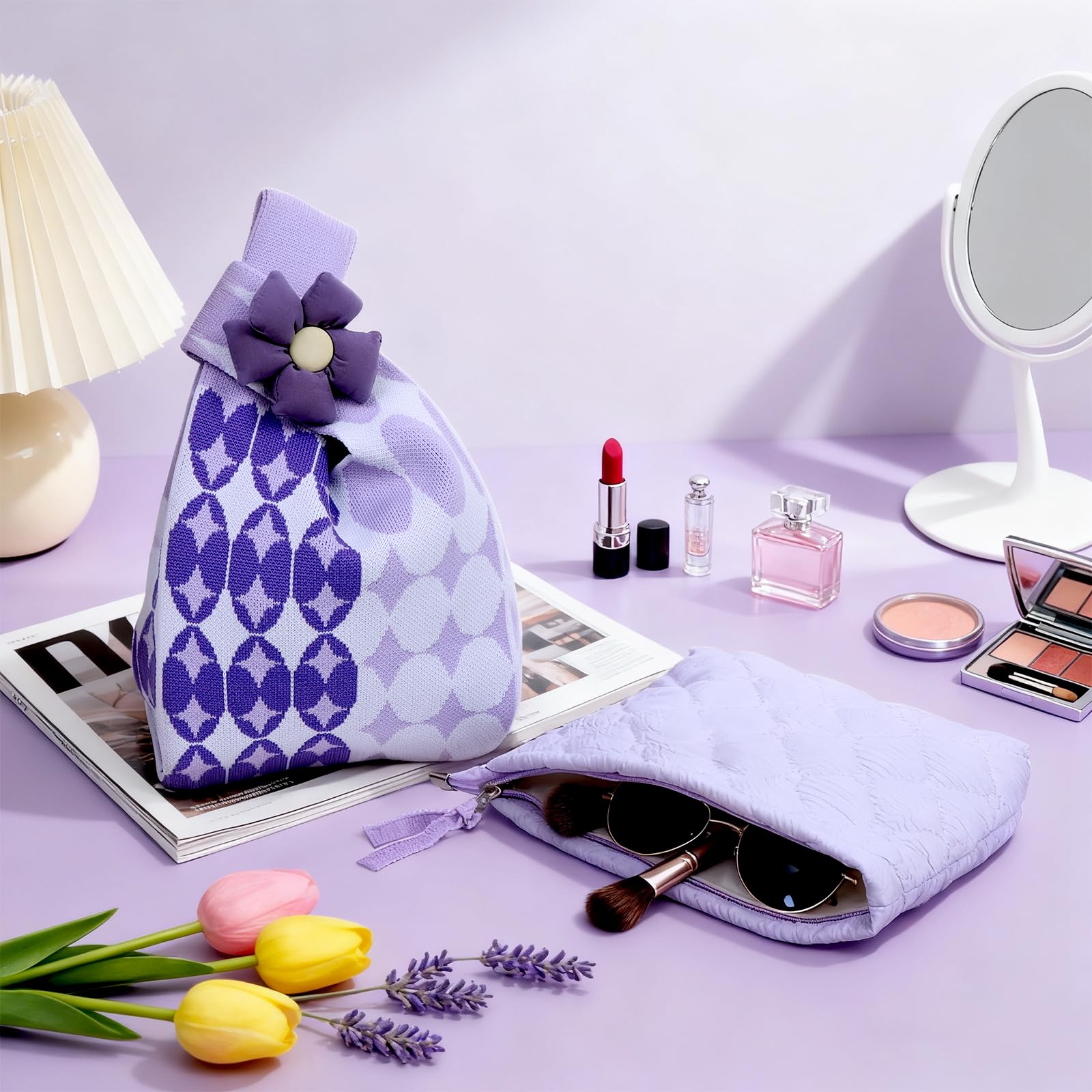 Joyvella unboxing shot of the complete self-care experience ready to gift