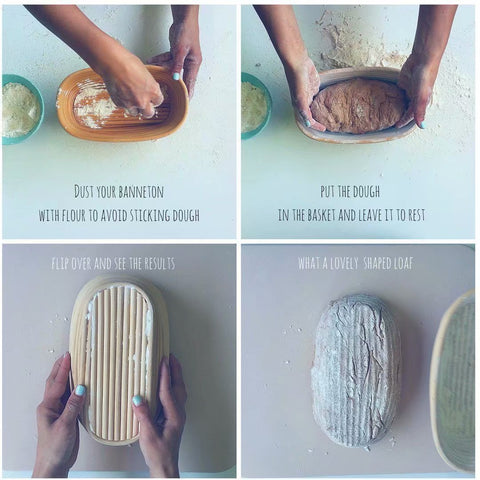 Jranter gift-ready banneton set ideal for home bakers.