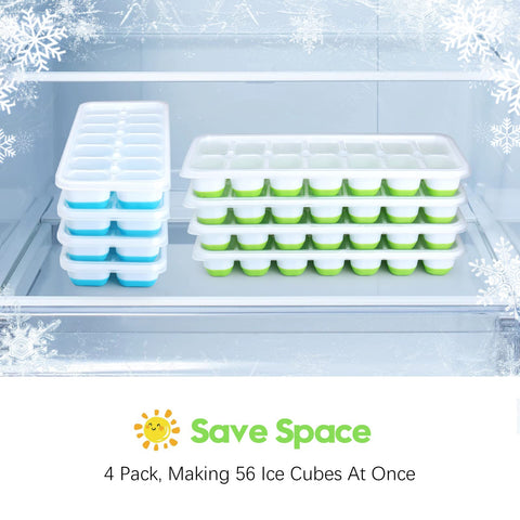 Jrisbo tray being used to create 14 cubes for drinks