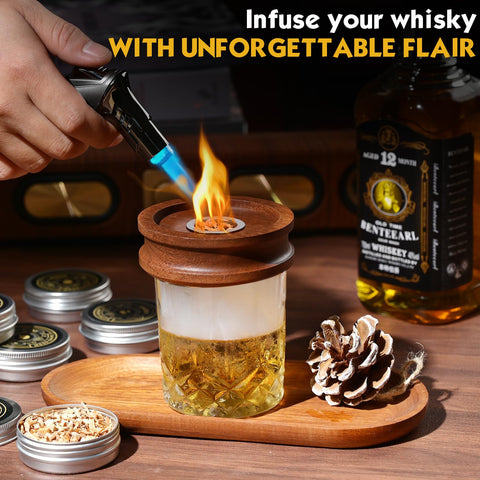 JRKOO rosewood smoke lid enhances aroma