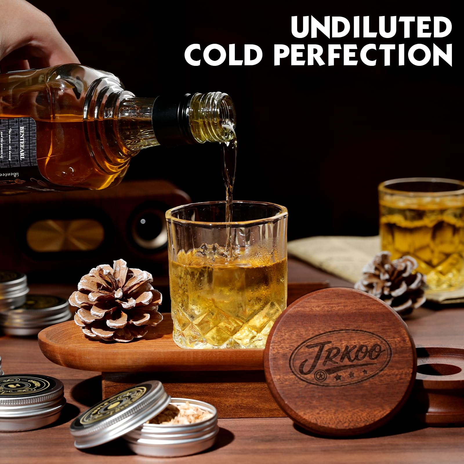 JRKOO wood chips collection adds natural smoke flavor