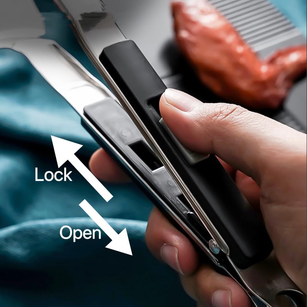 Dishwasher-safe tongs simplify cleaning after busy barbecues.