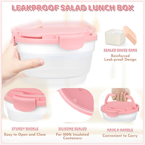 JSLOVE microwave-safe, BPA-free design for quick reheats.