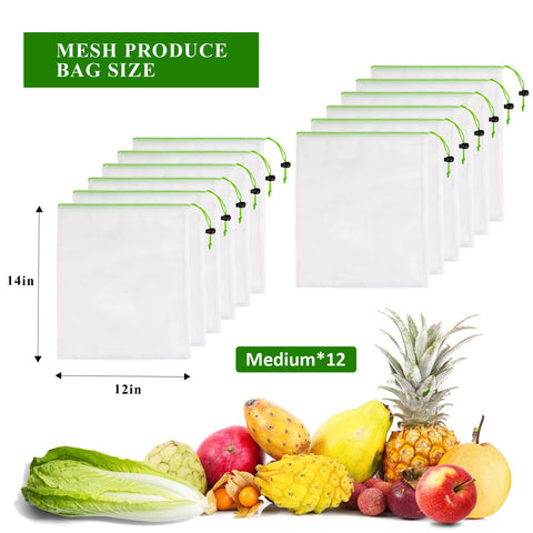 JSVSLTD sturdy double stitched mesh bag supports durable, repeated use