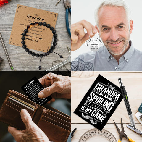 JTAMOHI keychain featuring the humorous If grandpa can’t fix it note