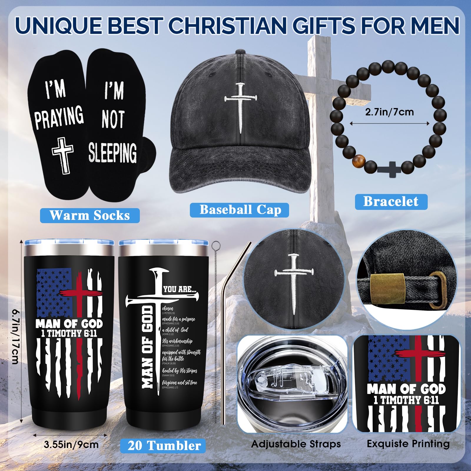 JTAMOHI faith socks with praying message design.