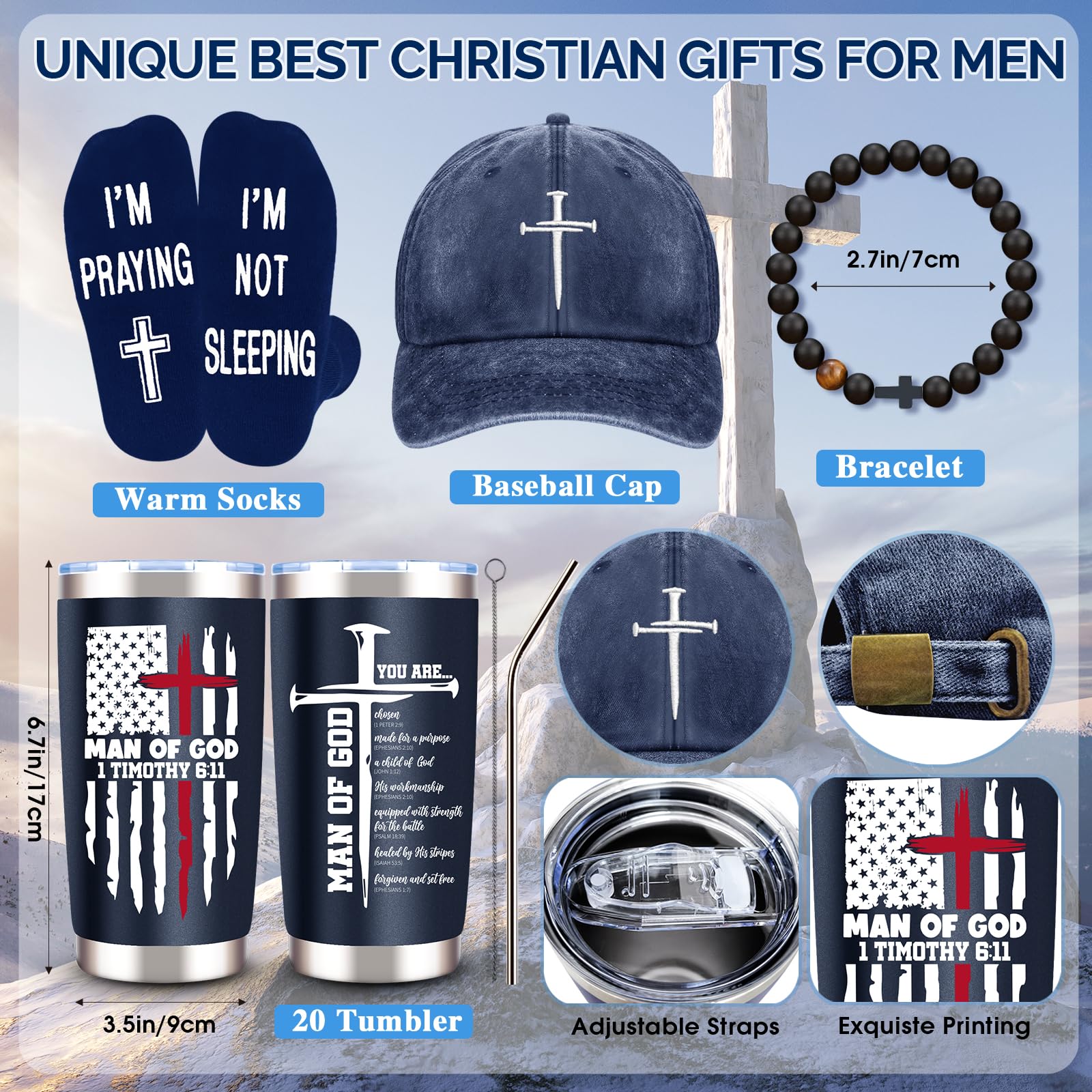 JTAMOHI faith socks with praying message for daily comfort