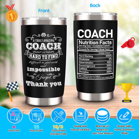 JTAMOHI 20oz insulated tumbler keeps drinks hot or cold during practice
