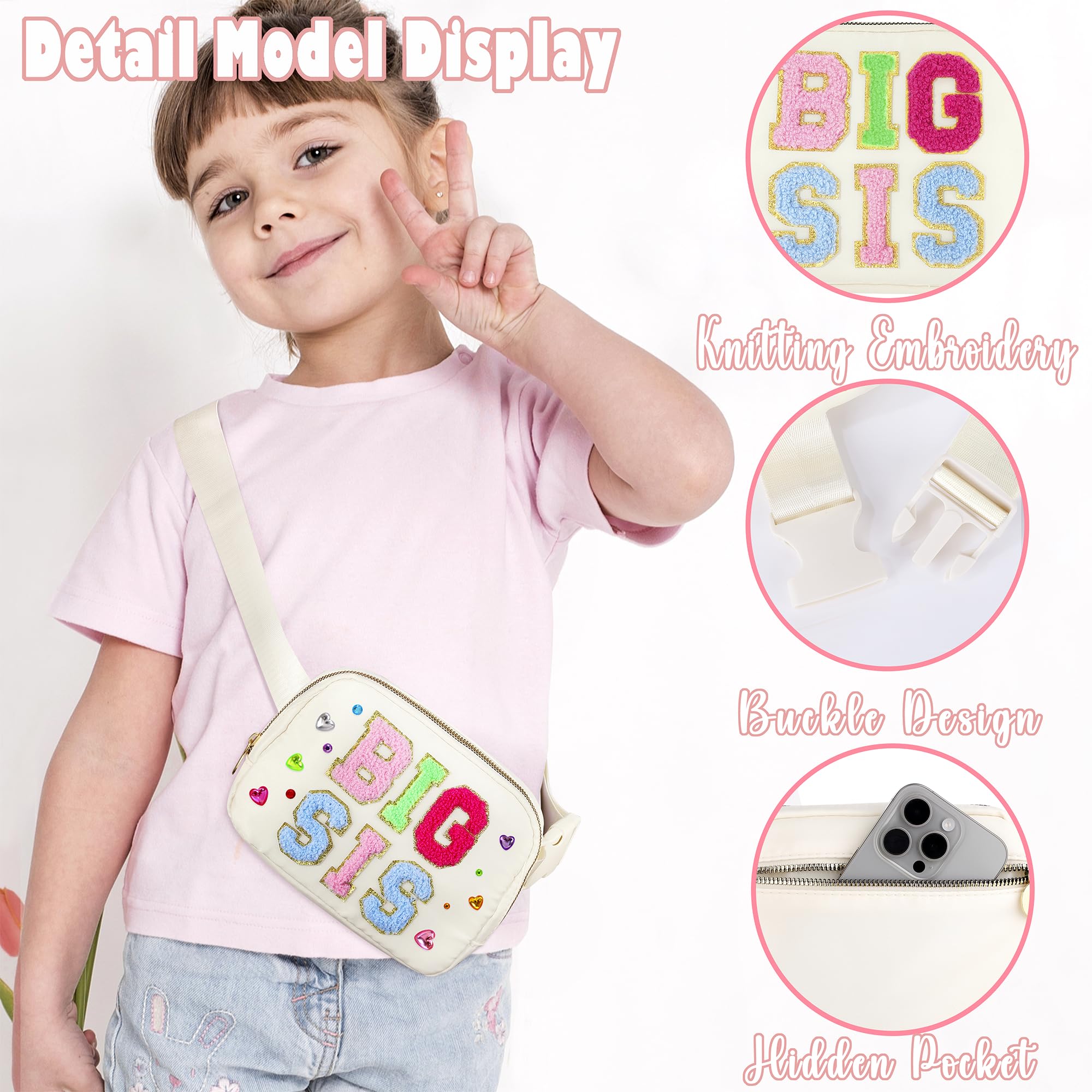 JTENGTOP big sister sticker adds a cute, supportive touch to belongings.