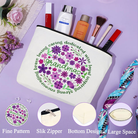 JTENGTOP purple tote bag with ample space for essentials