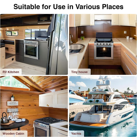 Jubilander sturdy 30x22 inch board fits standard gas stoves.