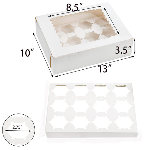 Jucoan bakery inserts prevent cupcakes from sliding during transport.