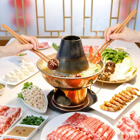 Jucoan unpainted natural bamboo chopsticks for a clean, chemical-free table setting.