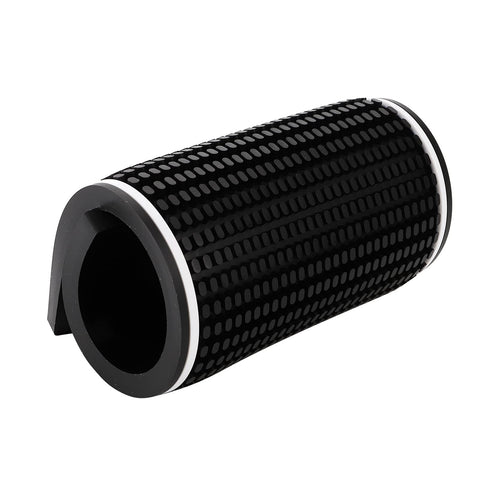 Jucoan bar mat being rinsed for easy cleaning.