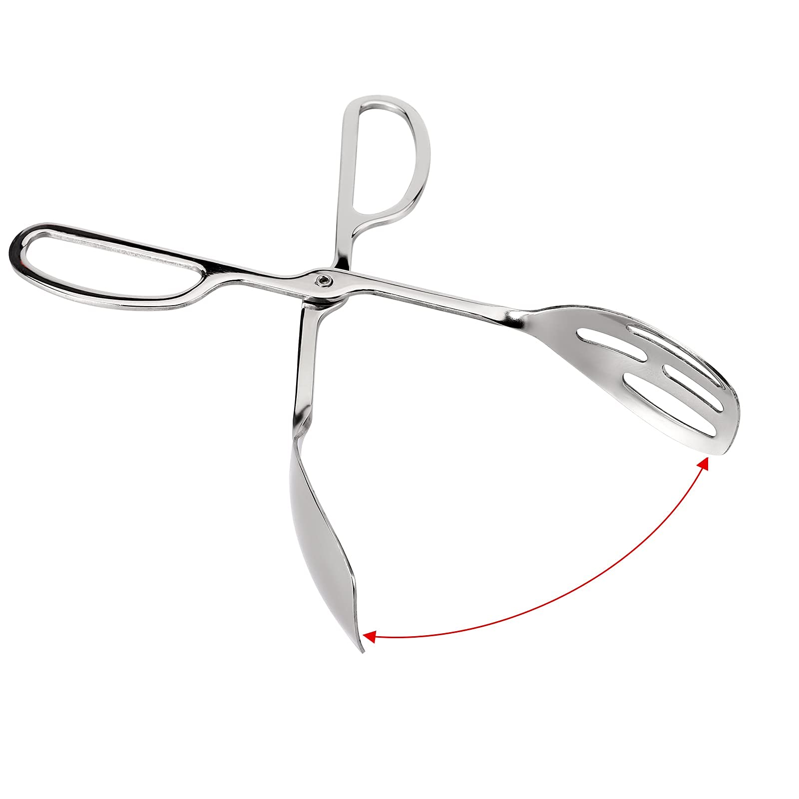 Jucoan bread tongs 10in with wide spoon head for easy grabbing