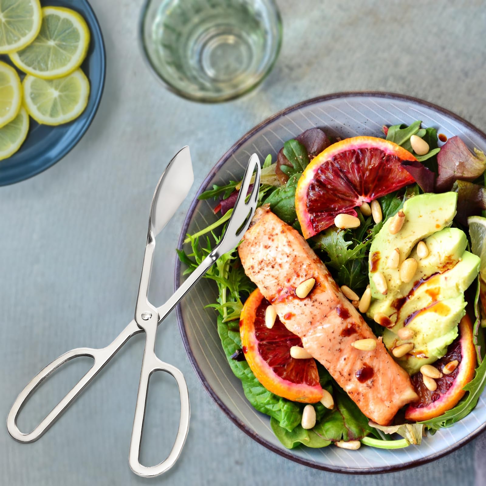 Jucoan dishwasher safe tongs ready for easy cleaning in kitchen