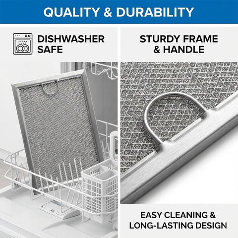 JUDAOLE aluminum mesh filter is washable for repeated use