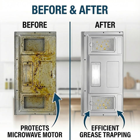 JUDAOLE precise-fit installs under the vent with no modification