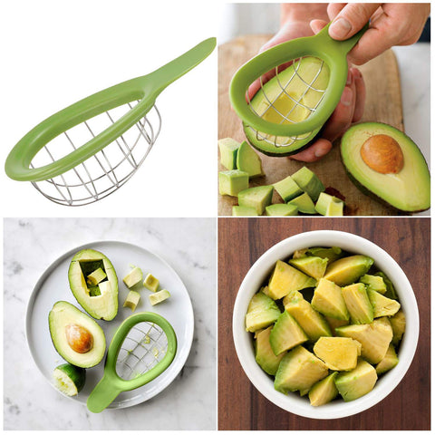 Jugetware Avocado Slicer 3pc Set dishwasher-safe for easy cleanup after prep.