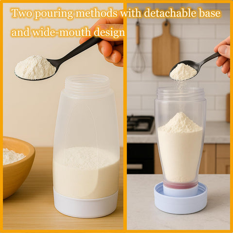 JUGGPENG anti-drip spout delivers clean, controlled pours for baked treats.