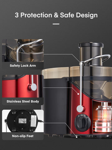 Juilist provides a cleaning brush and dishwasher-safe parts for easy cleanup.