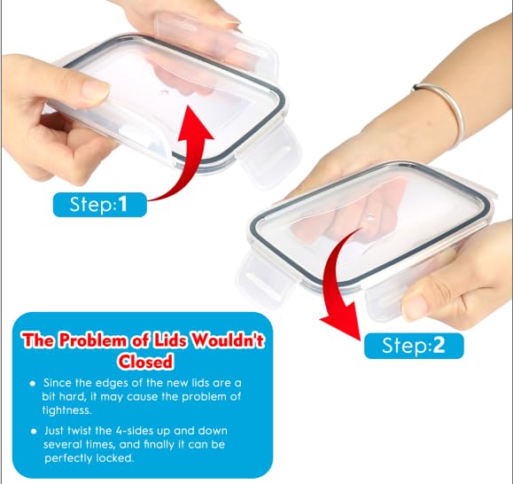 JUJOJB clear containers let you see contents instantly