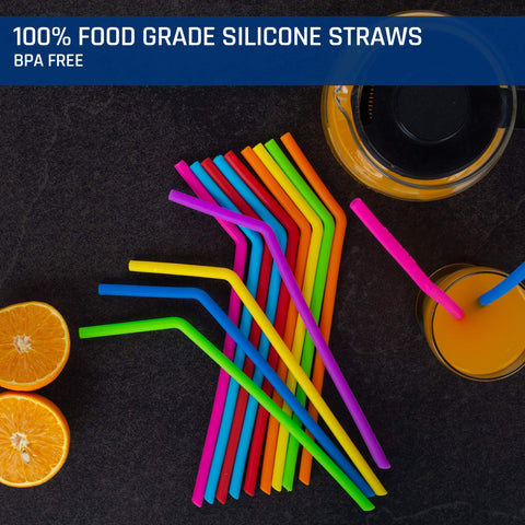 Juju World silicone straws for 30 oz tumbler, flexible and durable