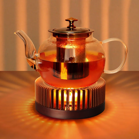 JUKFITA teapot warmer highlighting durable materials for daily use