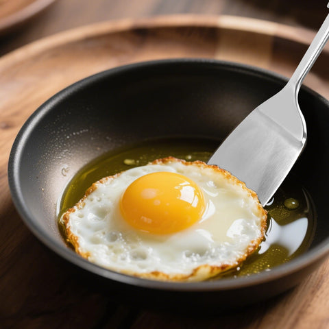 JULIPRO ergonomic handle provides comfortable grip during long cooking sessions.