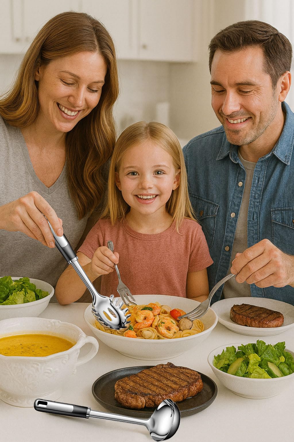 JULIPRO versatile kitchen set for pasta nights and family dinners.