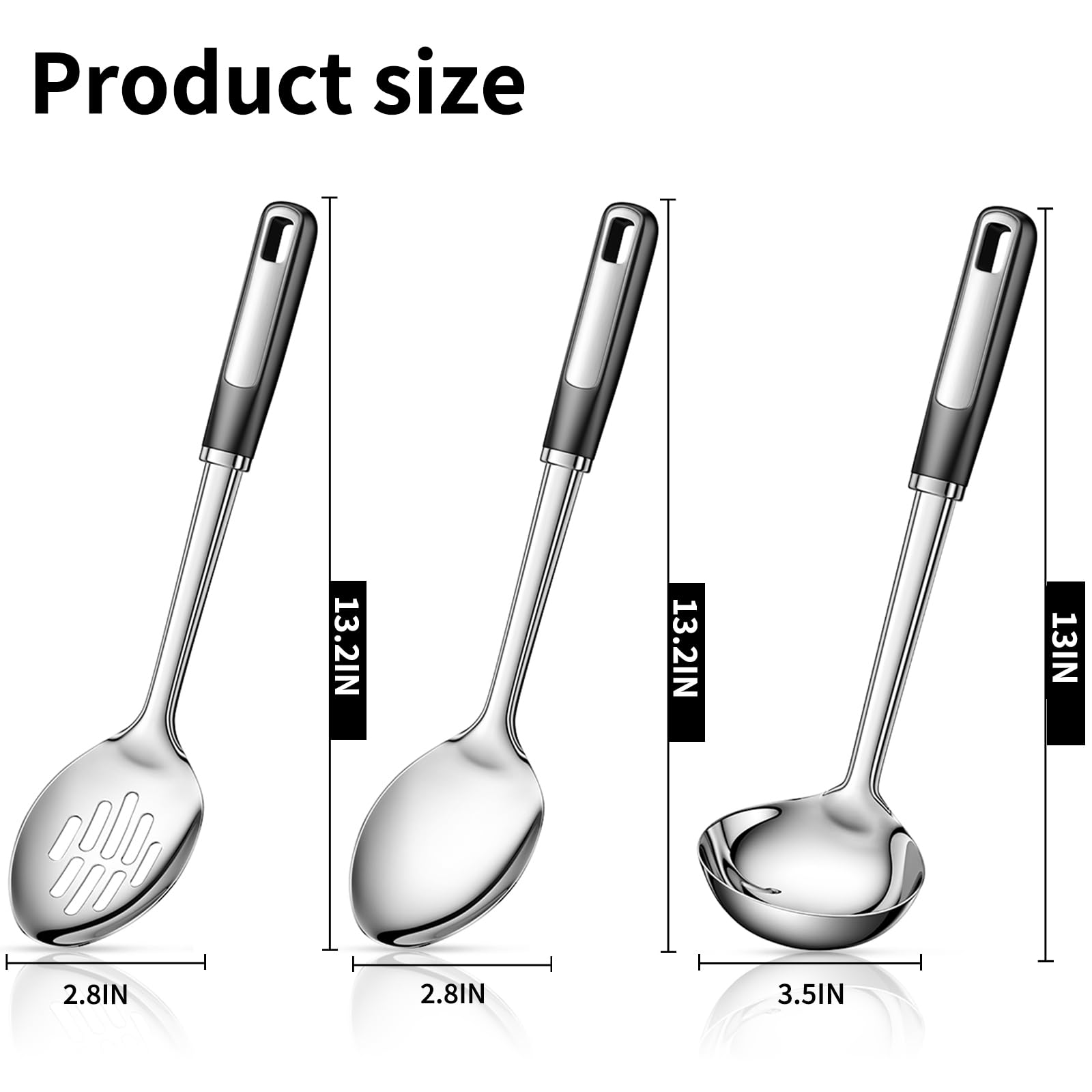 JULIPRO serving spoon from the 3-piece set for easy portioning at gatherings