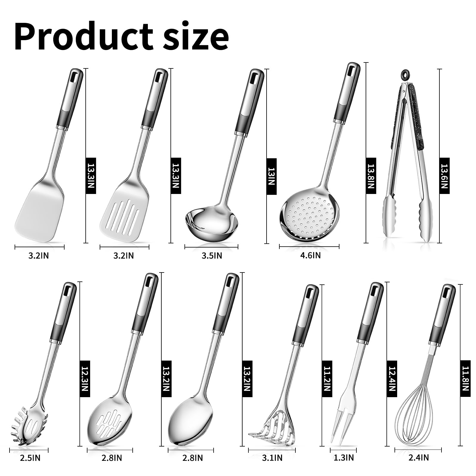 JULIPRO slotted turner highlighting robust, rust-resistant steel for draining and flipping